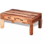 Coffee Table Solid Sheesham Wood 1