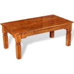 Coffee Table Solid Wood 110x60x45 cm 2