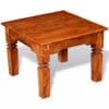 Coffee Table Solid Wood 60x60x45 cm