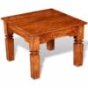 Coffee Table Solid Wood 60x60x45 cm