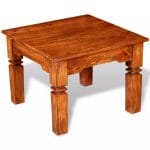 Coffee Table Solid Wood 60x60x45 cm 5