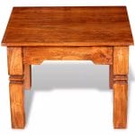 Coffee Table Solid Wood 60x60x45 cm 6