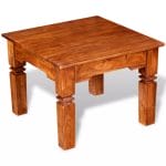 Coffee Table Solid Wood 60x60x45 cm 1