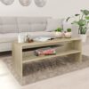 Coffee Table Sonoma Oak 100x40x40 cm Chipboard