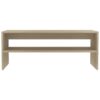 Coffee Table Sonoma Oak 100x40x40 cm Chipboard
