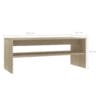 Coffee Table Sonoma Oak 100x40x40 cm Chipboard