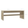 Coffee Table Sonoma Oak 100x40x40 cm Chipboard
