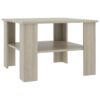 Coffee Table Sonoma Oak 60x60x42 cm Chipboard