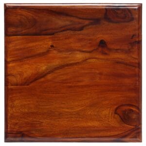 Coffee Table with Curled Legs Solid Sheesham Wood 42x42x39 cm