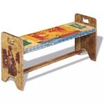 Cola Bench Solid Reclaimed Wood 100x30x50 cm 3