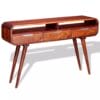 Console Table Solid Sheesham Wood 120x30x75 cm
