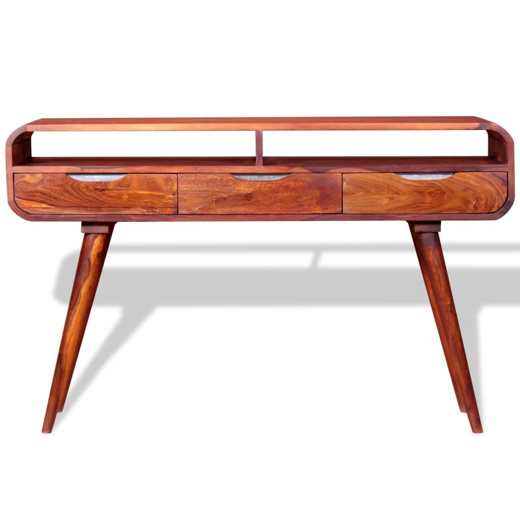 Console Table Solid Sheesham Wood 120x30x75 cm