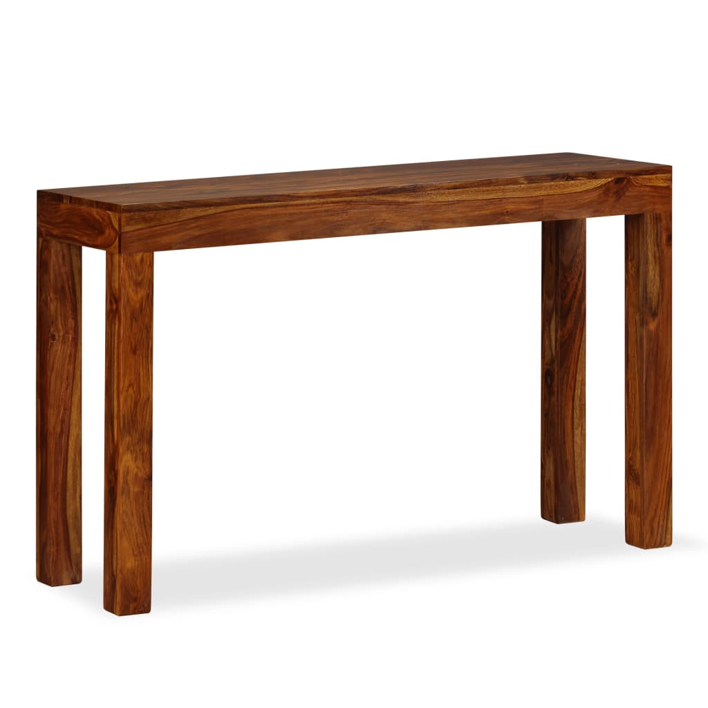 Console Table Solid Sheesham Wood 120x35x75 cm