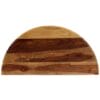 Console Table Solid Sheesham Wood Half Round 90x45x75 cm