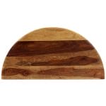 Console Table Solid Sheesham Wood Half Round 90x45x75 cm 7