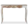 Console Table with 3 Drawers Solid Sheesham Wood 110x40x76 cm