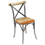 Dining Chairs 2 pcs Solid Reclaimed Wood 51x52x84 cm 5
