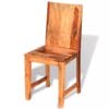 Dining Chairs 2 pcs Solid Sheesham Wood