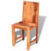 Dining Chairs 2 pcs Solid Sheesham Wood