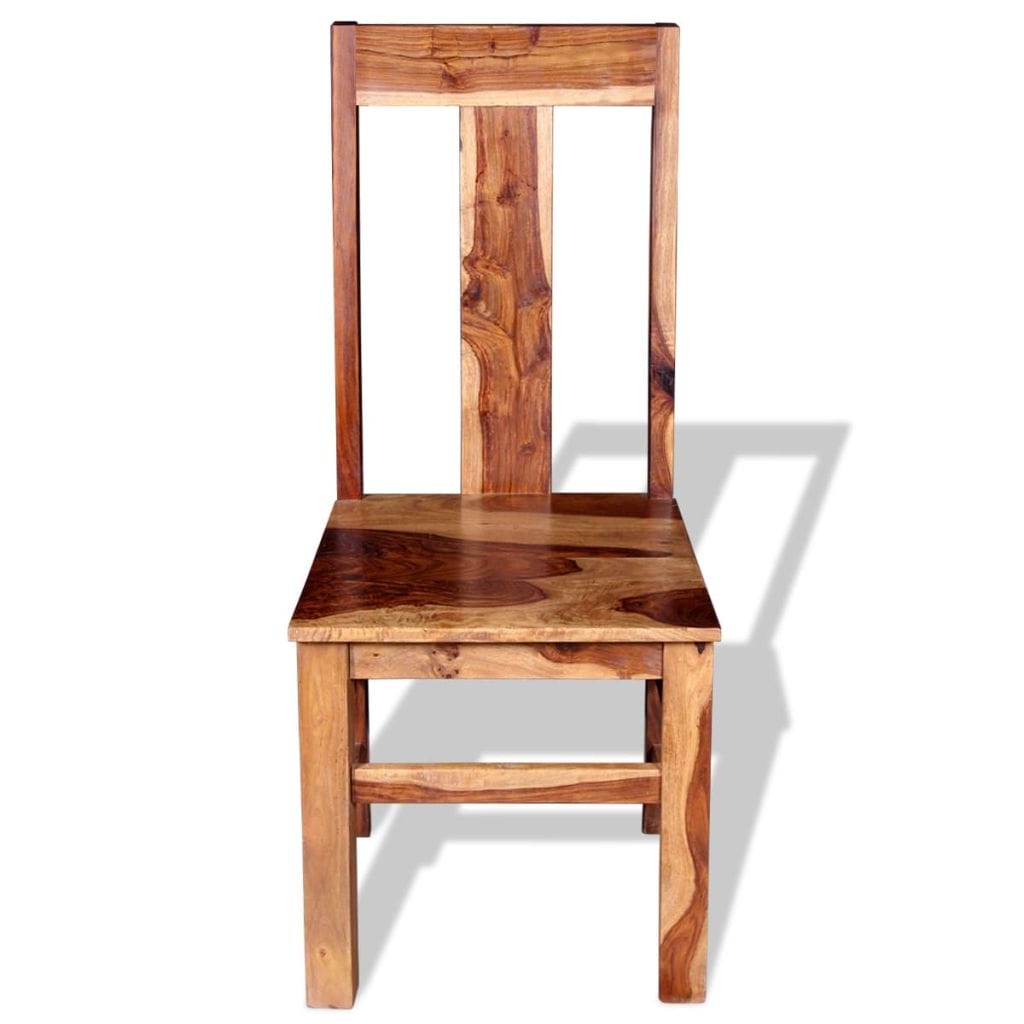 Dining Chairs 2 pcs Solid Sheesham Wood