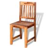 Dining Chairs 4 pcs Solid Sheesham Wood