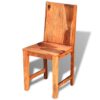 Dining Chairs 4 pcs Solid Sheesham Wood
