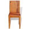 Dining Chairs 4 pcs Solid Sheesham Wood