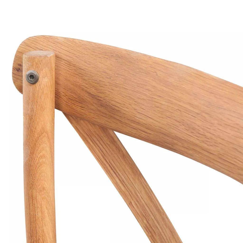 Dining Chairs 6 pcs 48x45x90 cm Solid Oak Wood