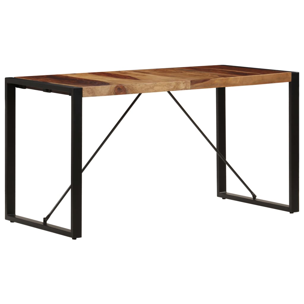 Dining Table 140x70x75 cm Solid Sheesham Wood