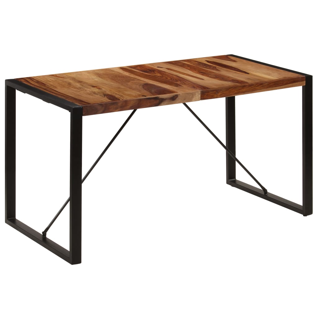 Dining Table 140x70x75 cm Solid Sheesham Wood