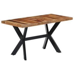 Dining Table 140x70x75 cm Solid Sheesham Wood
