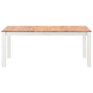 Dining Table 180x90x74 cm Solid Oak Wood
