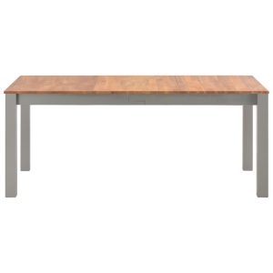Dining Table 180X90X74 Cm Solid Oak Wood