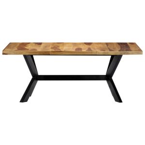 Dining Table 180x90x75 cm Solid Sheesham Wood
