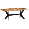 Dining Table 180x90x75 cm Solid Sheesham Wood