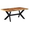Dining Table 180x90x75 cm Solid Sheesham Wood