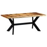 Dining Table 180x90x75 cm Solid Sheesham Wood 1