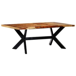 Dining Table 200x100x75 cm Solid Sheesham Wood