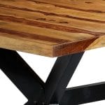 Dining Table 200x100x75 cm Solid Sheesham Wood 5