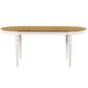 Dining Table Oval 180x90x75 cm Solid Oak Wood