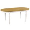Dining Table Oval 180x90x75 cm Solid Oak Wood