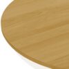 Dining Table Oval 180x90x75 cm Solid Oak Wood