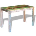 Dining Table Solid Reclaimed Wood 115x60x76 cm 3