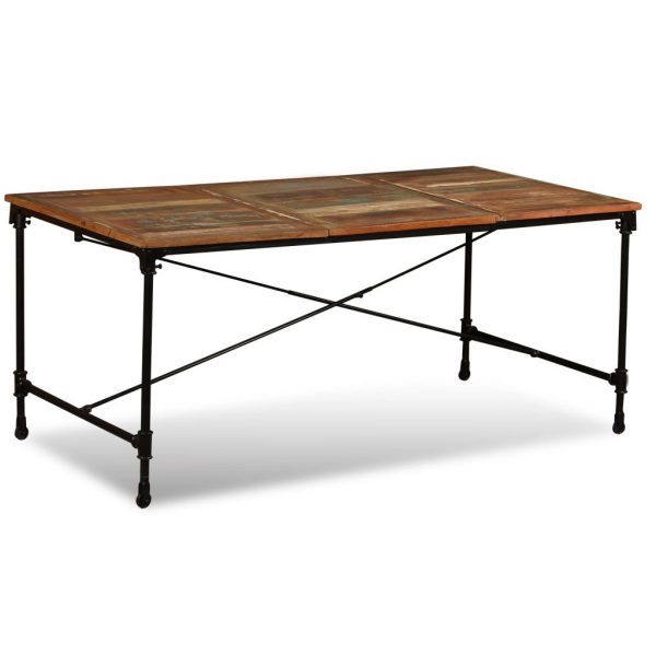 Dining Table Solid Reclaimed Wood 180 Cm