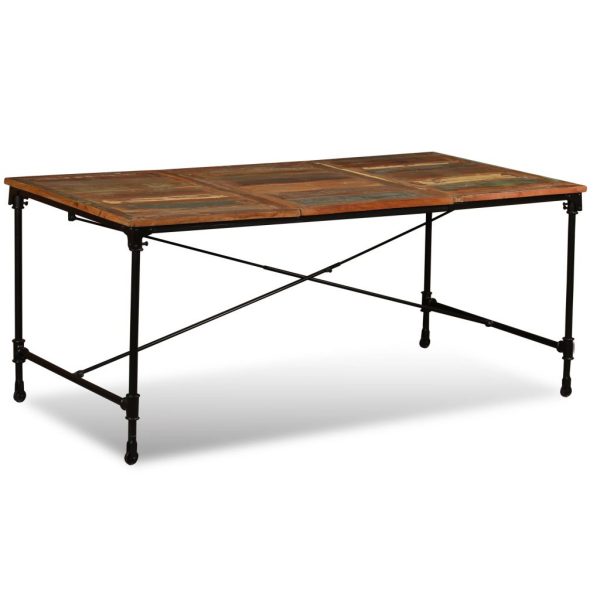 Dining Table Solid Reclaimed Wood 180 Cm
