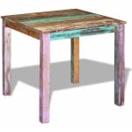 Dining Table Solid Reclaimed Wood 80x82x76 cm 3