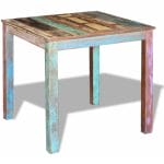 Dining Table Solid Reclaimed Wood 80x82x76 cm 5