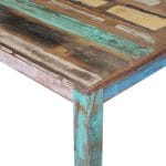 Dining Table Solid Reclaimed Wood 80x82x76 cm 7