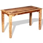 Dining Table Solid Sheesham Wood 120x60x76 cm 4