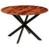 Dining Table Solid Sheesham Wood 120x77 cm